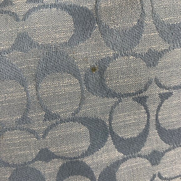 COACH Field In Signature Jacquard Chambray C4693 2 Way Bucket Shoulder Bag - Picture 10 of 14